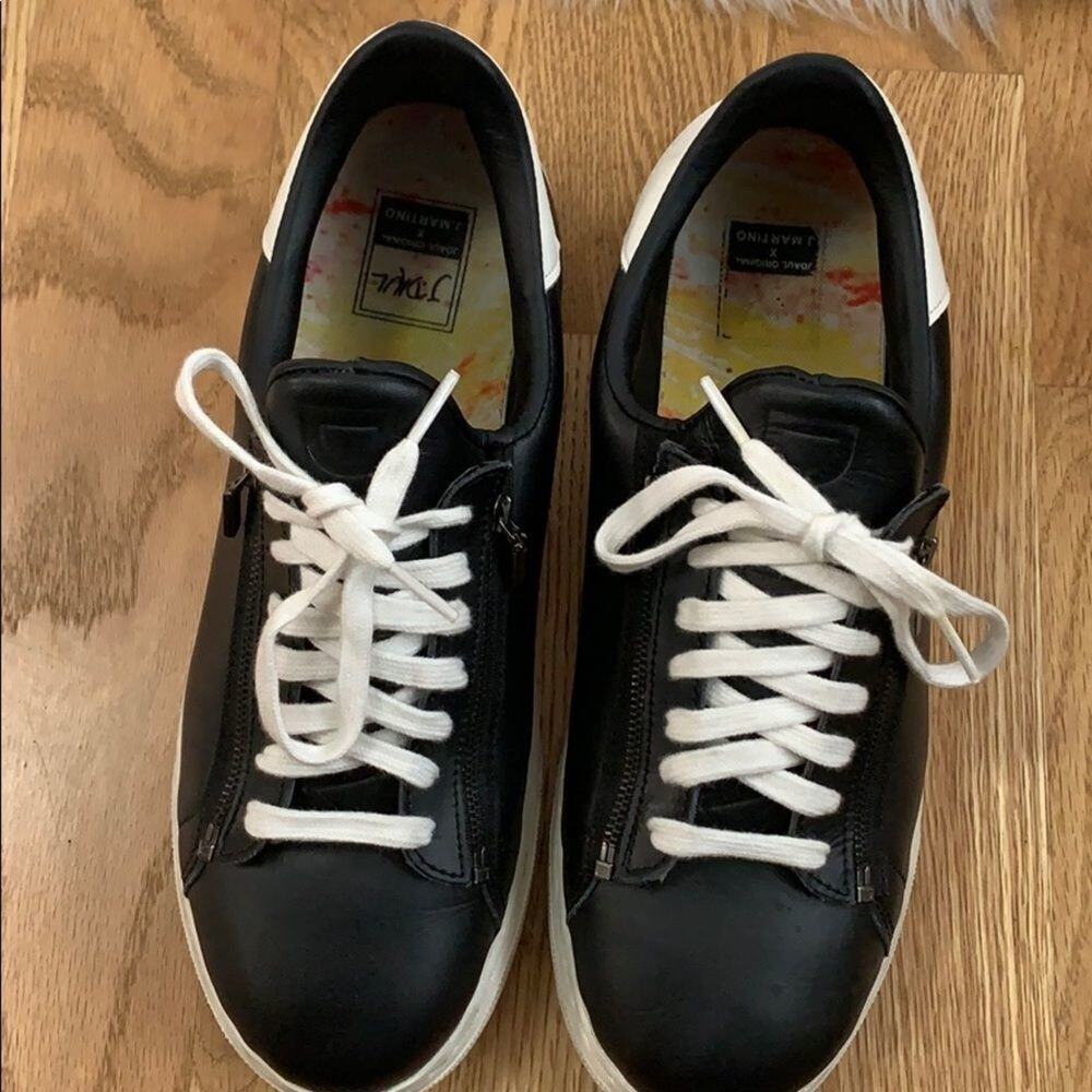 JDAUL x J. MARTINO SUPERB LEATHER SNEAKERS…
